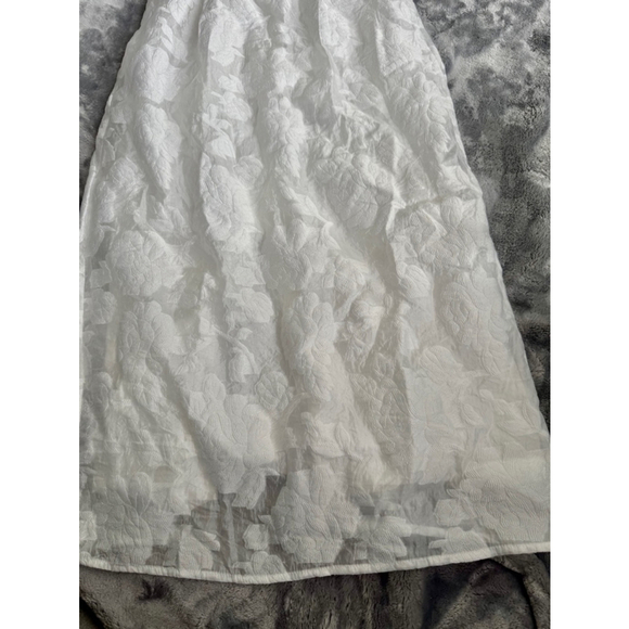 Lulus Brand New with Tags Size Small From This Day Floral Jacquard Strapless Mid - Picture 2 of 16